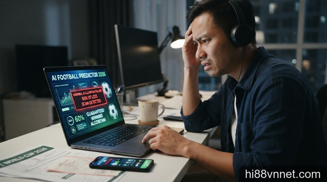 Cảnh báo thủ đoạn 'Dự đoán AI' và 'Thuật toán thắng cược' trong cá cược bóng đá 2026