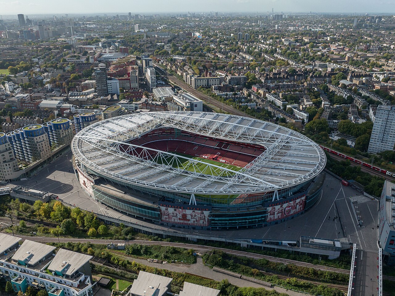 Sân Emirates Arsenal trước trận tiếp Newcastle vòng 35 Premier League ngày 25/4/2026