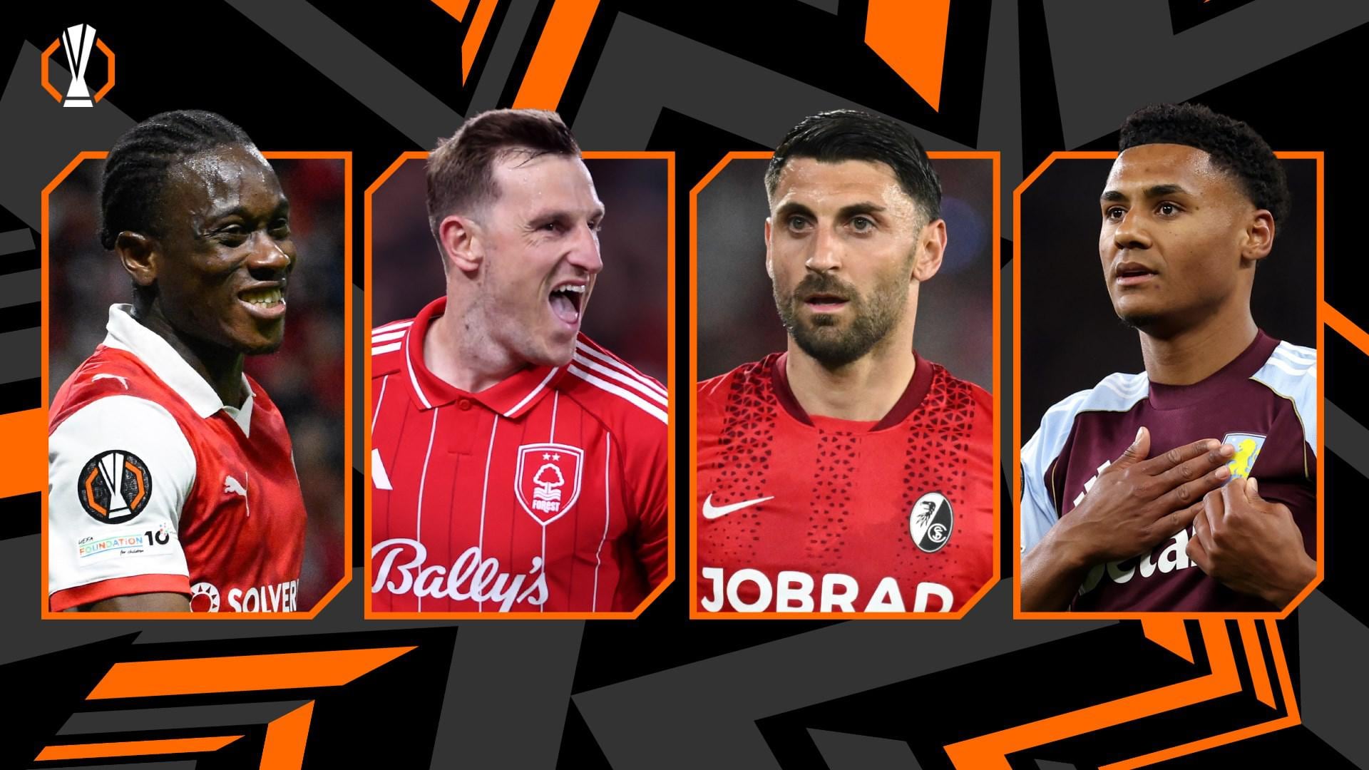 Europa League Conference League bán kết 2026 thống kê 8 đội Forest Villa Braga Freiburg