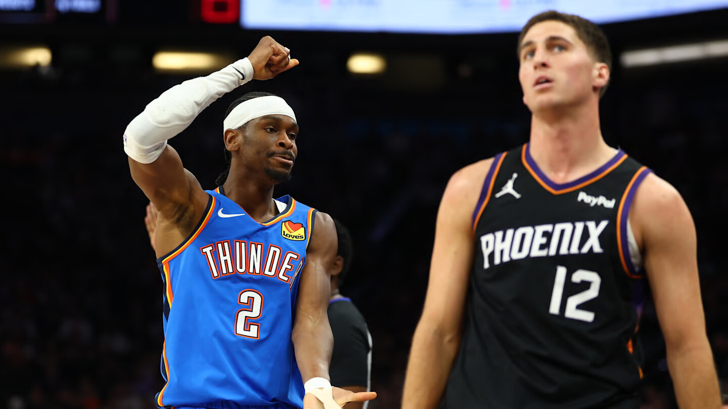 NBA Playoffs vong 1 OKC Thunder Phoenix Suns sweep 30-4-2026